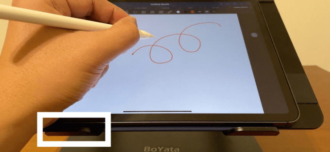 BoYata iPad Pro11手書きで保護フック